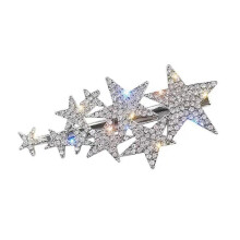 Women's Alloy Star Rhinestone Hair Clips 5-Piece