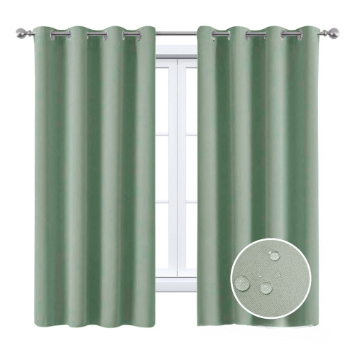 Rideaux occultants de 132 cm de large, isolants thermiques