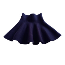 Toddler Girl Knitted A-Line Skirt Solid Above Knee