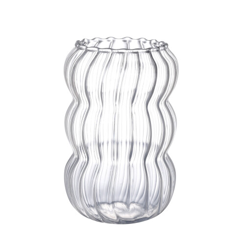 Verre transparent style origami 550 ml 2
