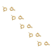 Gold Filled Spring Ring Clasps for Jewelry Making 5 Pairs
