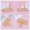 Sewing Thread Rack Beige Wooden 1 Piece 5
