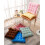 Coussin de chaise en microfibre avec attaches, antidérapant et lavable 1