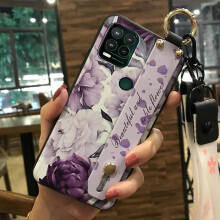 Moto G Stylus5G telefonskal med blommönster, stötdämpande