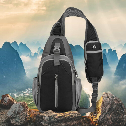 Σακίδιο ημέρας Sling Bag Crossbody για πεζοπορία και ταξίδια