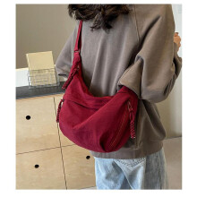 Sac bandoulière Crescent en nylon pour femme, sac à bandoulière multipoches