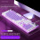 Gaming Keyboard Wired Mechanical Feel 104 Keys 1