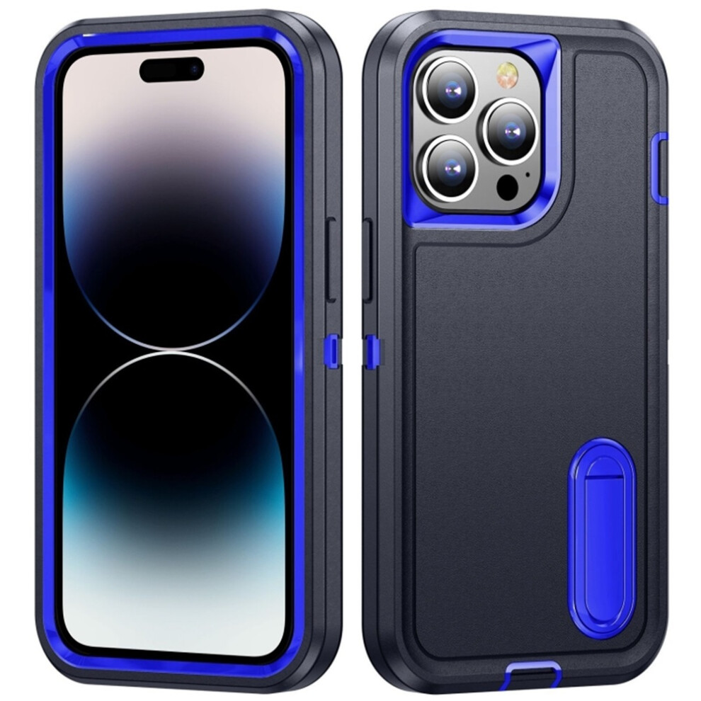 Iphone 14 Pro Max Case With Kickstand Rugged Blue 941196040374