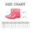 Willtoo Women's Waterproof Rubber Rain Boots Short Slip-On 3