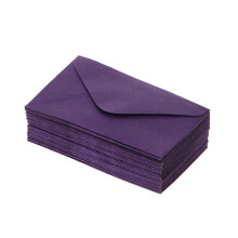 Enveloppes colorées pour cartes postales (50 pièces)