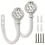 Metal Curtain Holdbacks Golden Wall-Mounted Tie Back Hooks 1