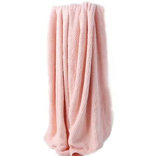 Pineapple Grid Bath Towel Coral Fleece Unisex 2