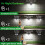 Solar Outdoor Wall Light with Motion Sensor, 100 LED, 270 6