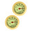 Analog Hygrometer Luminous Design 2 Pack Battery-Free 5