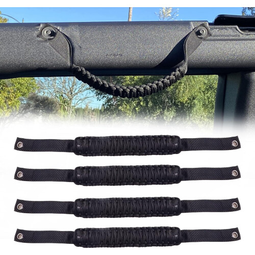 Roll Bar Grab Handles Paracord Grip for Ford Bronco