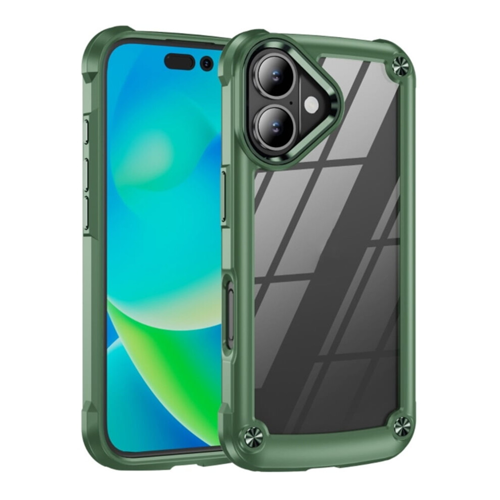 Iphone 16 Plus Case With Airbag Corners And Alloy Lens 9152228989481