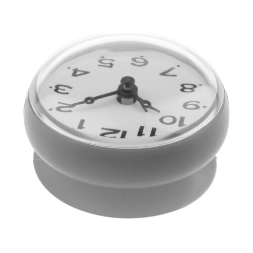 Silicone Wall Clock Grey 7.5 cm 2