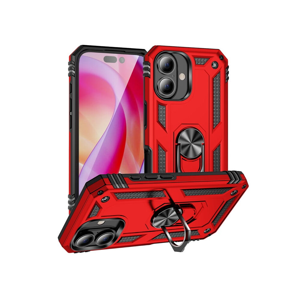 Iphone 16 Case 6.1 Inch Military-Grade Shockproof Red 941196055682