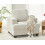 VANACC Sofa Beige Chenille Modern Living Room Couch 1