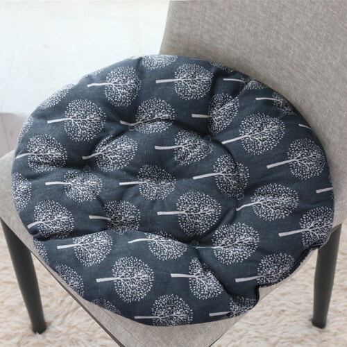 Chair Cushion Solid Color Seat Pad with Non-Slip Backing