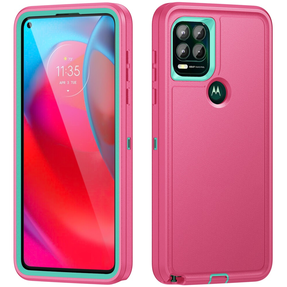 Motorola Moto G Stylus 5G 2023 Rugged Case 3-Layer Rose Red 941196035967