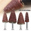 Tapered Cone Grinding Head 6mm Shank 5 Pcs 80 Grit 5