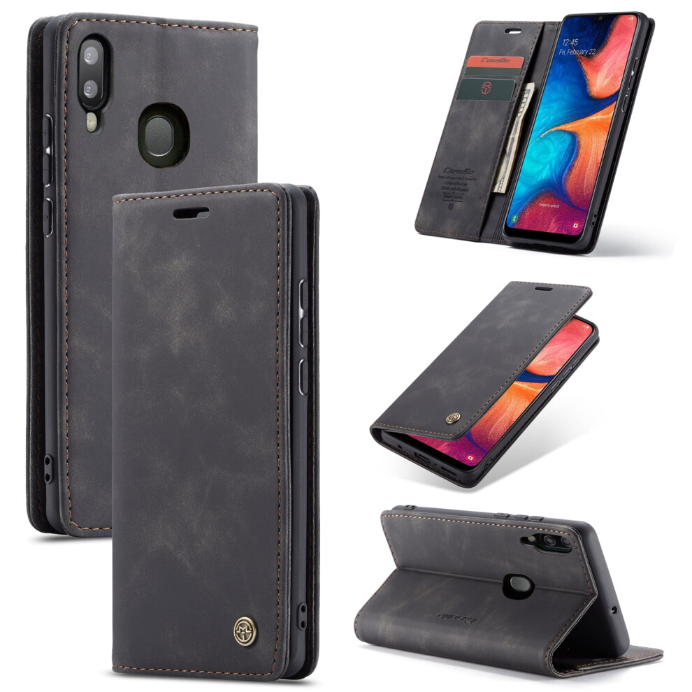 Caseme Leather Flip Wallet Case For Samsung Galaxy A20/A30 941196049629