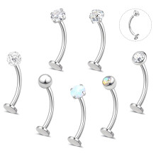 Floating Belly Button Rings Set 7PCS Surgical Steel 12mm