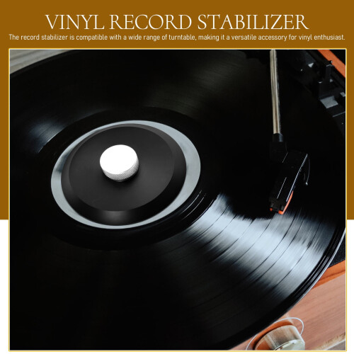 Turntable Weight Black 1 Piece for Vinyl Player 2