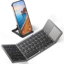 Wireless Bluetooth keyboard foldable thin design