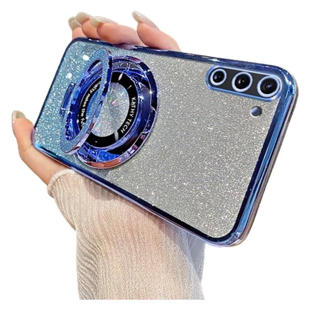 Samsung Galaxy Note 10 Glitter Stand Case Blue 9152228005228