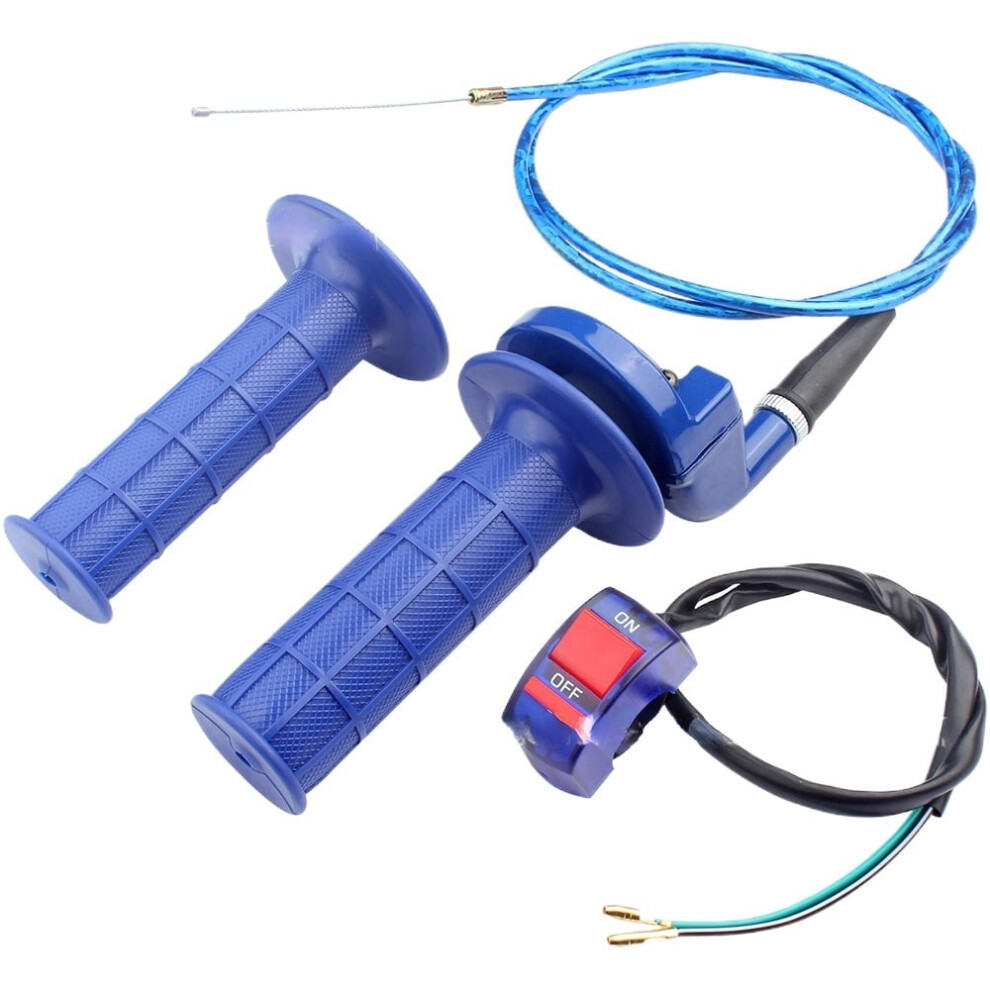 Twist Throttle Grip & Cable Set With Kill Switch 22Mm 9418476015113