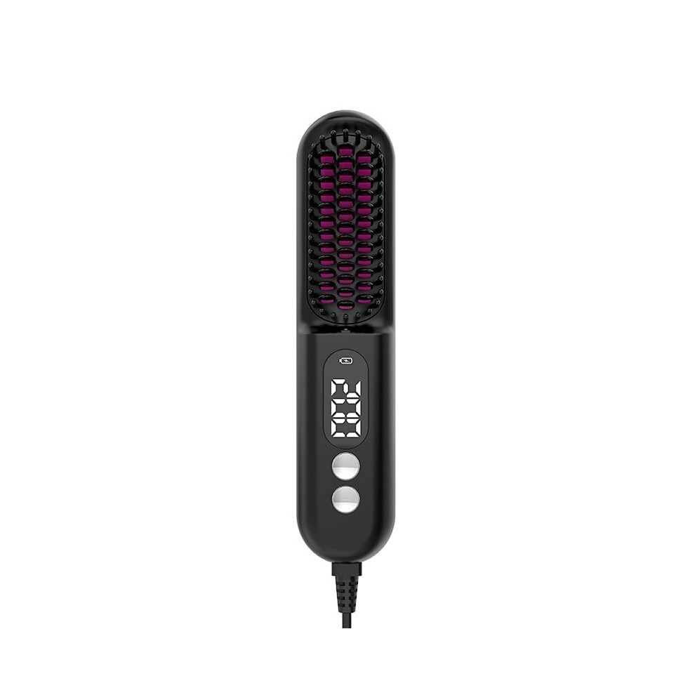 Portable Straightening Comb Cordless Ionic Brush USB-C