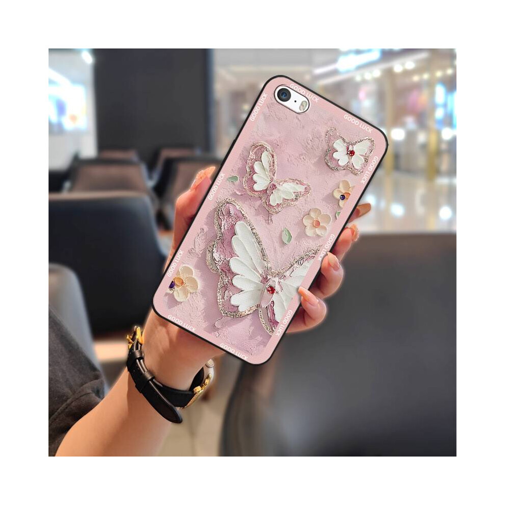Cartoon Tpu Phone Case For Iphone 5/5S/Se Â Soft 9152228994508