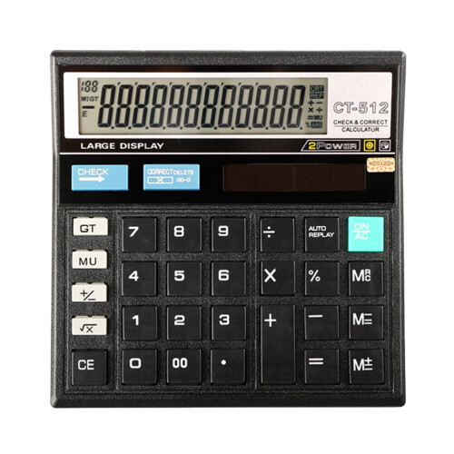 Finansberegner ABS-materiale Simpelt design 1 sæt 2