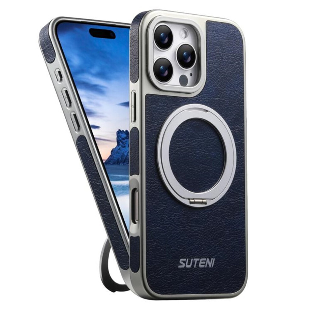 Leather Iphone 15 Pro Max Case With Magsafe And 360 9152228002067
