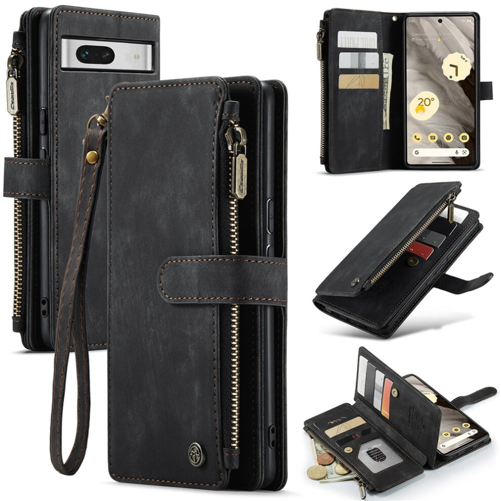 Caseme Wallet Case For Google Pixel 7A Pu Leather Magnetic 9152228994805