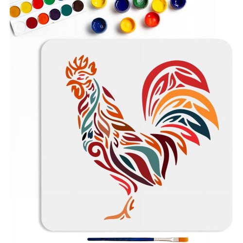 PET Hollow-Out Drawing Stencil for DIY Scrapbook,