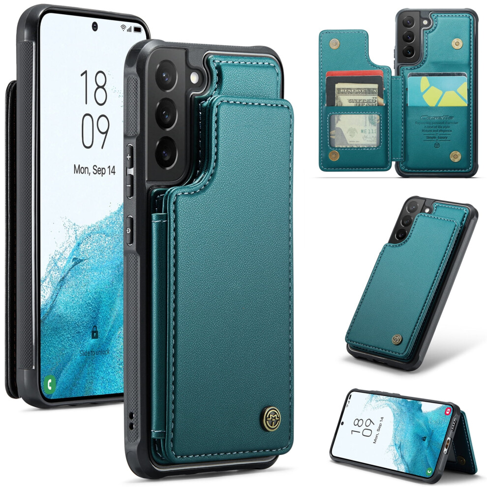 Caseme Leather Wallet Case For Samsung Galaxy S22 6.1 Inch 9152228002579