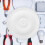 OUNONA decorative ceiling light medallion 1 set 8
