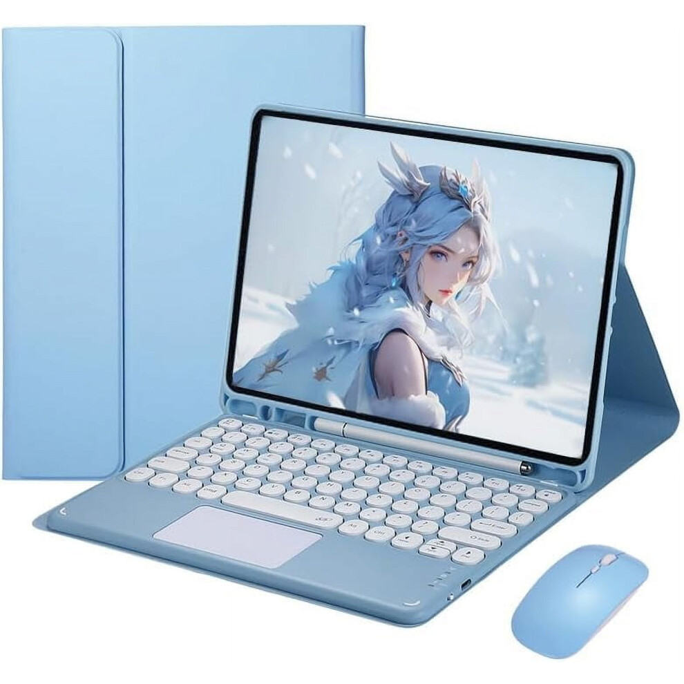Slim Smart Stand Keyboard Case For Samsung Galaxy Tab S7 Fe 9418476033230