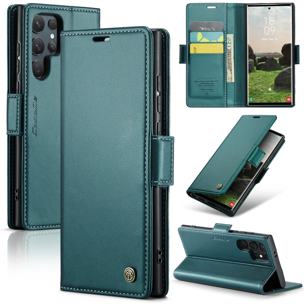 Caseme Leather Wallet Case For Samsung Galaxy S24 Ultra 5G 9130661381161