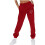 Women's Fleece-Lined Joggers Solid Heart Print 1 Pair 1
