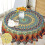 Round Tablecloth Spring Floral Blue Flower 60 Inch 1
