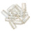 Wig Snap Combs Brown 60 Pcs 3.2x2.6x0.3 cm 1