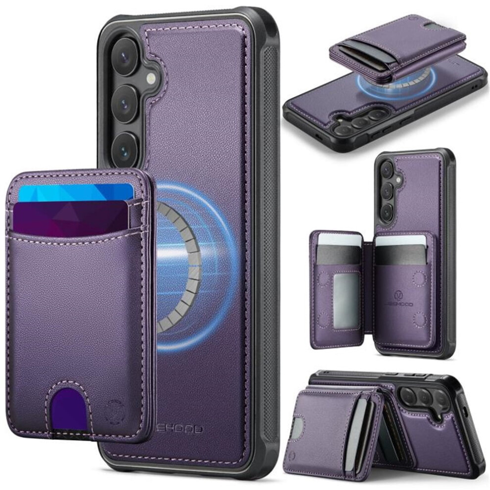 Jeehood Samsung Galaxy A16 5G/4G Case Pu Leather Purple 9130661403108