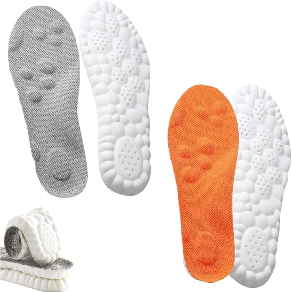 Footstr Insoles Breathable Soft Foam 2Pcs Size 41-42