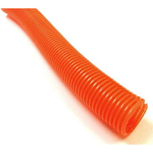 Split Wire Loom Tubing Polyethylene 3/8 in 100 ft Orange