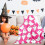 Halloween Ghost Throw Blanket Pink White Lightweight Cozy 4