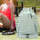 Tennis Backpack Green Water-Resistant Large-Capacity 7